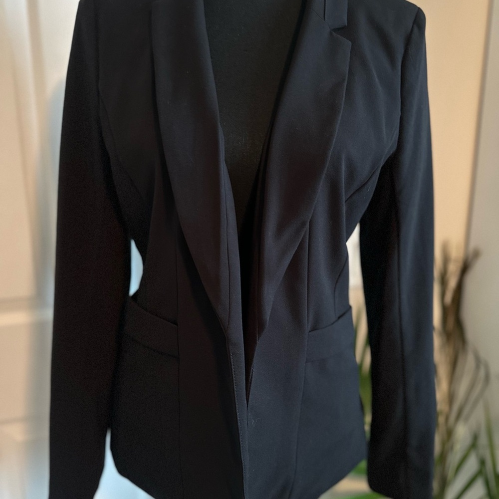 NWT Candie's Black Tailored Blazer with Notched Lapels